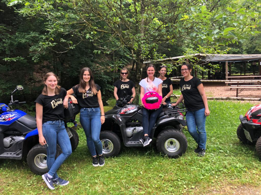 Quad Tour Frauengruppe durch die Pfalz